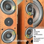 4 x Originele foamrand voor Scanspeak 18W8544 / Proac