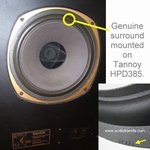 1 x Foamrand ORIGINEEL voor Tannoy 15 inch Dual Concentric