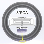 1 x Originele (genuine) foamrand Scanspeak 21W/8554 woofer