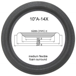 1 x Foamrand 10 inch Jamo PP 2504 pushpull - W-20360