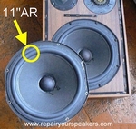 1 x Foamrand - voor woofer AR9. AR91, AR915