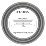 1 x Originele (genuine) 8 inch Foamrand Dynaudio