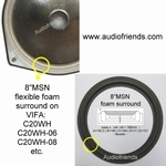 1 x Foamrand voor Vifa 160mm. conus > C20WH-08