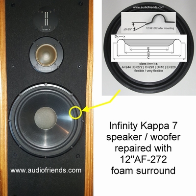 Infinity kappa 7 hot sale speakers