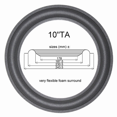 Vifa M25WN-09 - 1x GENUINE surround for repair speaker