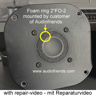 Focal Audiom TLR tweeter > 1x Foamrand voor reparatie.