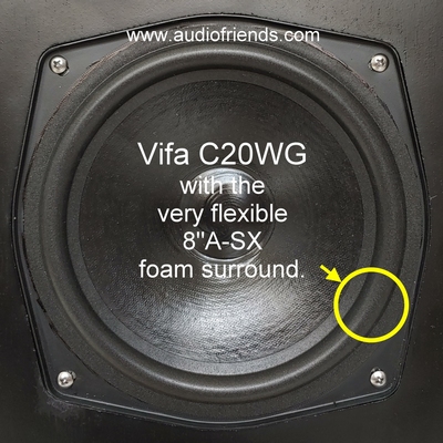 VIFA C20WG-09 - 1x Foam surround for repair speaker