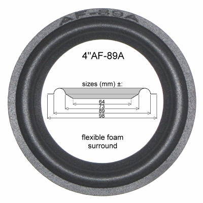 Quadral Tribun - 1x Foam surround for repair midrange.