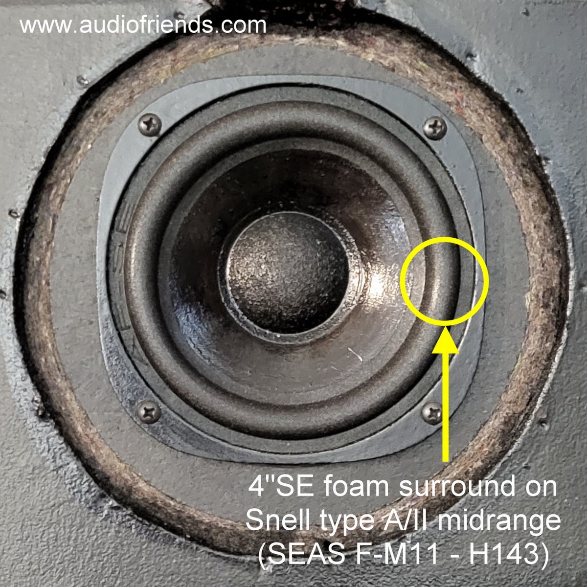 Axis Ls Midrange Seas 11f M H143 1x Foam Surround